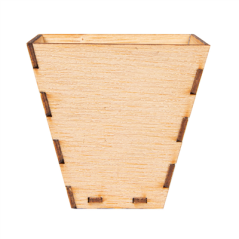 MINI RÉCIPIENTS POUR MISE EN BOUCHE  5x5x5 CM NATUREL BAMBOU (100 UNITÉ)