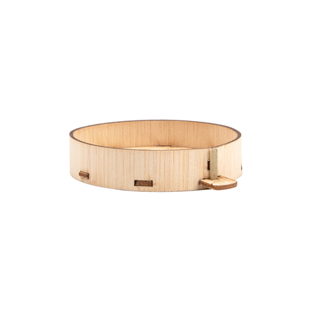 MINI RÉCIPIENTS POUR MISE EN BOUCHE  Ø 5,85x1,3 CM NATUREL BAMBOU (100 UNITÉ)