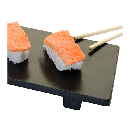 BASE SUSHI  50x23x2,5 CM NOIR BAMBOU (1 UNITÉ)