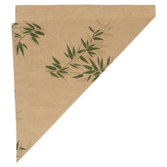 SACHETS EN POINTE 'FEEL GREEN' 70 G 70 G/M2 20x14 CM NATUREL PARCH.INGRAISSABLE (2000 UNITÉ)