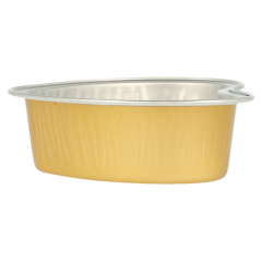 RECIPIENT PATISSERIE 100 ML 8,8x8,8x3 CM OR ALUMINIUM (100 UNITÉ)