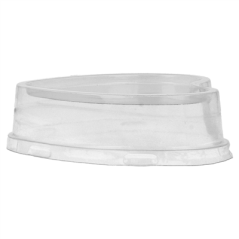 COUVERCLE HAUTES POUR RÉCIPIENTS 206.02/04/05/214.62   TRANSPARENT PET (100 UNITÉ)