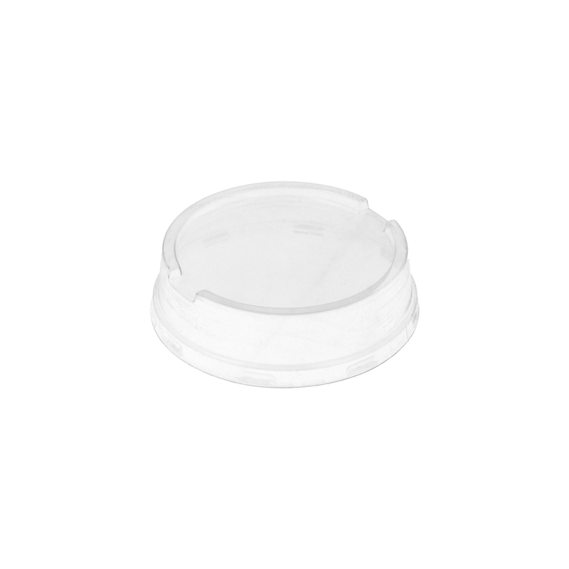 COUVERCLES HAUTES POUR RÉCIPIENTS 206.08/09/11/25/26/27  Ø8,5 CM TRANSPARENT PET (100 UNITÉ)
