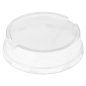 COUVERCLES HAUTES POUR RÉCIPIENTS 206.08/09/11/25/26/27  Ø8,5 CM TRANSPARENT PET (100 UNITÉ)