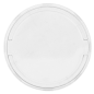 COUVERCLES HAUTES POUR RÉCIPIENTS 206.08/09/11/25/26/27  Ø8,5 CM TRANSPARENT PET (100 UNITÉ)