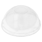 COUVERCLES COUPOLE POUR RÉCIPIENTS 206.08/09/11/25/26/27  Ø 8,5 CM TRANSPARENT PET (100 UNITÉ)