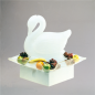BASE LUMINEUSE FIGURES GLACE  48,5x41x14 BLANC LAITON (1 UNITÉ)
