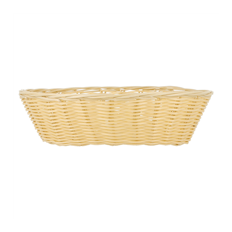 CORBEILLES SIMILAIRE OSIER OVALES  25x16,6x7,5 CM NATUREL PP (12 UNITÉ)