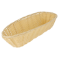 CORBEILLES SIMILAIRE OSIER ALLONGÉES  33x13x7,5 CM NATUREL PP (12 UNITÉ)