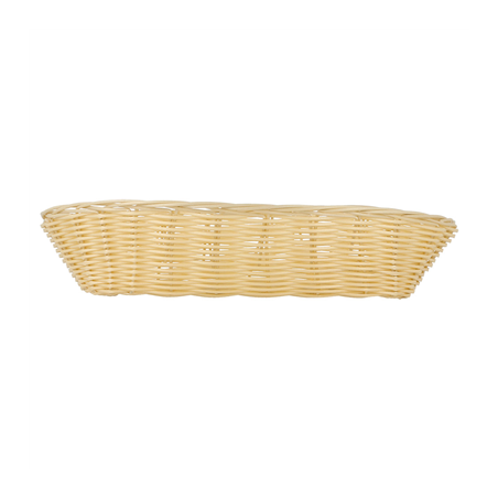CORBEILLES SIMILAIRE OSIER ALLONGÉES  33x13x7,5 CM NATUREL PP (12 UNITÉ)