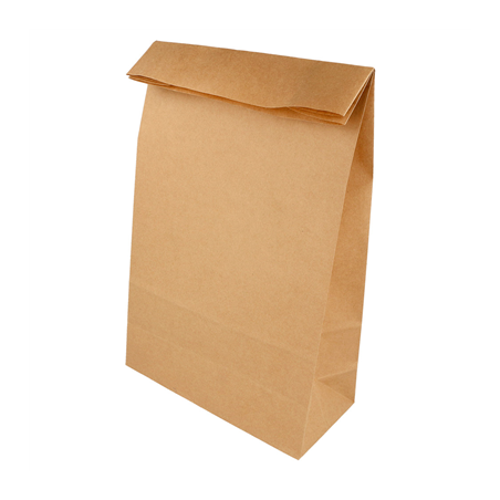 SACS SOS SANS ANSES  70 G/M2 20+9x34,5 CM NATUREL KRAFT (500 UNITÉ)