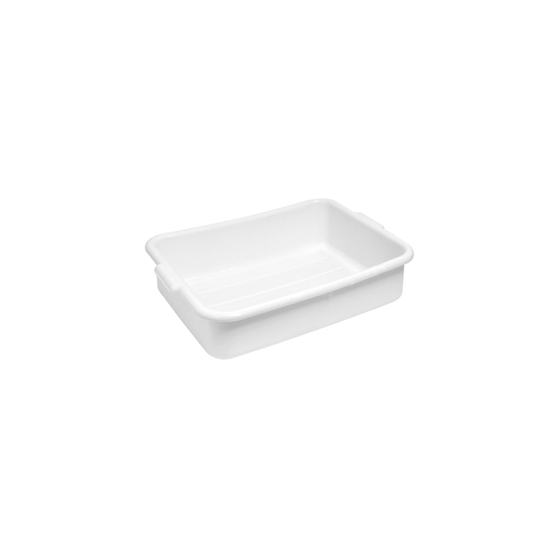 BAC MULTI-USAGES  54x39x18,5 CM BLANC PLASTIQUE (1 UNITÉ)
