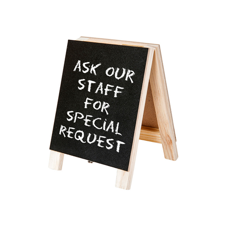 MINI ARDOISES CHEVALET 2 FACES