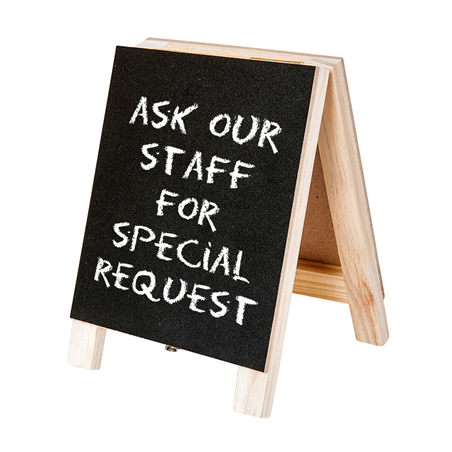 MINI ARDOISES CHEVALET 2 FACES