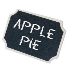 3 U. ÉTIQUETTES D'ARDOISE DE TABLE