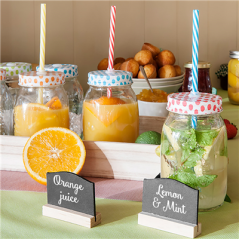 SET 6 PICHETS+PAILLE AVEC BOÎTE