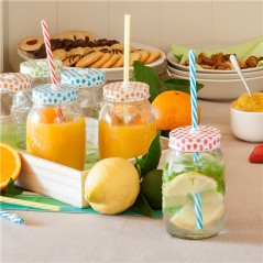 SET 6 PICHETS+PAILLE AVEC BOÎTE