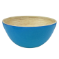 BOLS  Ø 25,5x12 CM TURQUOISE BAMBOU (1 UNITÉ)