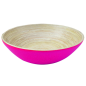 BOLS  Ø 20x6 CM FUCHSIA BAMBOU (1 UNITÉ)