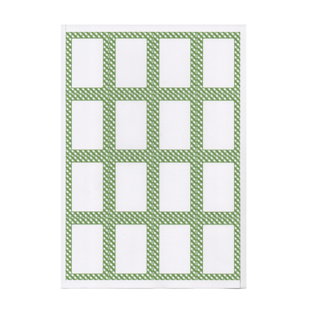 100 FEUILLES DIN A4 16 ÉTIQUETTES RECTANGULAIRES