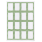 100 FEUILLES DIN A4 16 ÉTIQUETTES RECTANGULAIRES  4,5x6,5 CM BLANC PAPIER (1 UNITÉ)