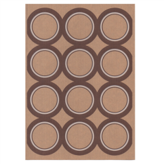 100 FEUILLES DIN A4 12 ÉTIQUETTES RONDES