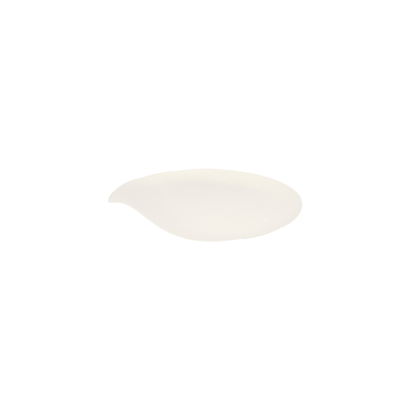 ASSIETTES MARU L 'BIONIC'  Ø 23x3,4 CM BLANC BAGASSE (100 UNITÉ)