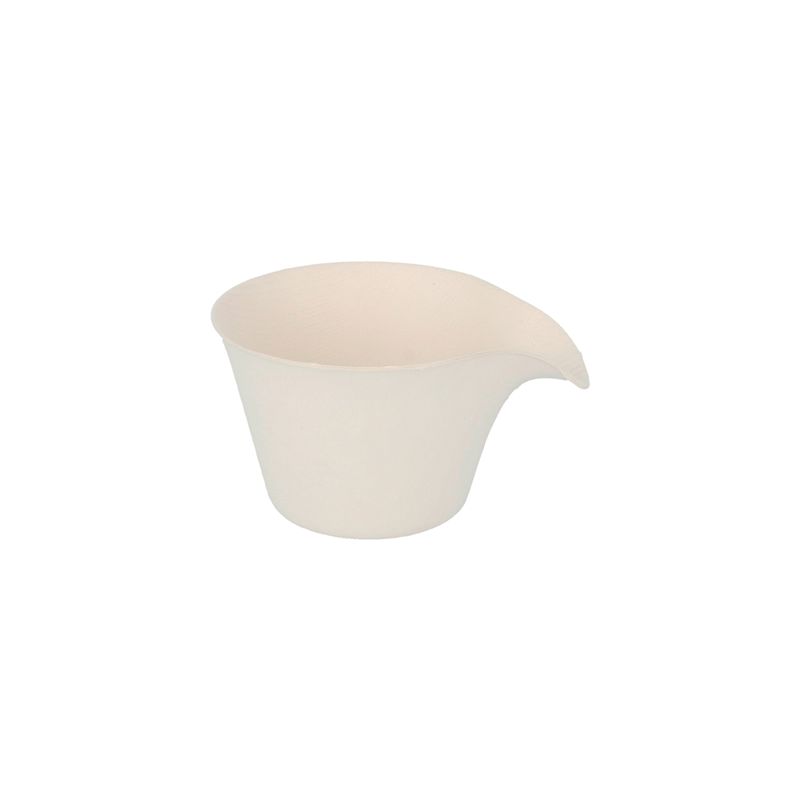 TASSES À CAFÉ 'BIONIC' 150 ML Ø 8,9(10,7)x6 CM BLANC BAGASSE (200 UNITÉ)