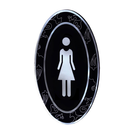 PLAQUE AUTO-ADHESIVE "DAMES"