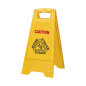 PANNEAU ANGULAIRE "SOL MOUILLÉ"  20x3x62 CM JAUNE HDPE (1 UNITÉ)