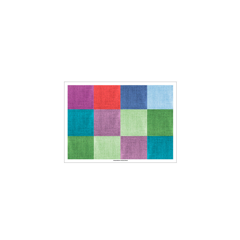 SETS DE TABLE OFFSET 'FABRIC' 70 G/M2 31x43 CM QUADRICHROMIE PAPIER (2000 UNITÉ)