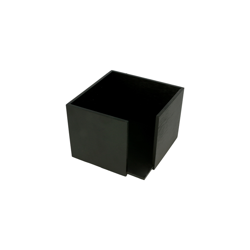 DISTRIBUTEUR SERVIETTES  13,5x13,5x10 CM NOIR BAMBOU (1 UNITÉ)