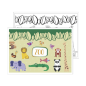 SETS DE TABLE COLORIAGE "ZOO"  100 G/M2 31x43 CM QUADRICHROMIE CELLULOSE (1000 UNITÉ)