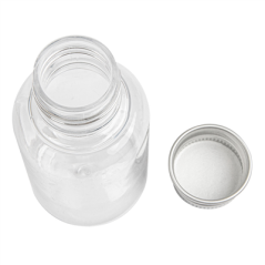 FLACONS AVEC BOUCHON EN ALUMINIUM