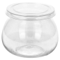 250 RÉCIPIENTS POUR CAILLÉ+COUVERCLES 140 ML Ø6x6,1 CM TRANSPARENT PET (250 UNITÉ)