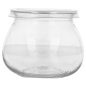 250 RÉCIPIENTS POUR CAILLÉ+COUVERCLES 140 ML Ø6x6,1 CM TRANSPARENT PET (250 UNITÉ)