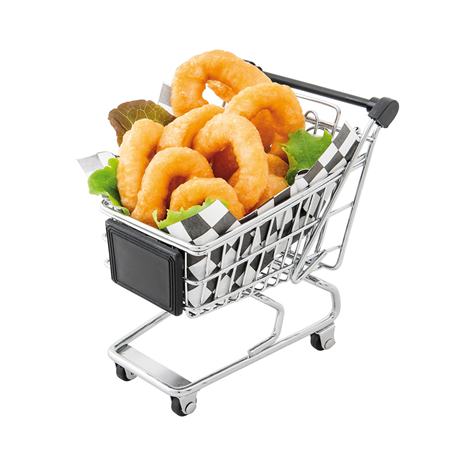 MINI CADDIES 'ARTINOX'  13x13,5x9,5 CM CHROME ACIER (6 UNITÉ)