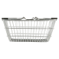 MINI PANIERS DE LA MÉNAGÈRE  18,5x13,5x9 CM CHROME ACIER (6 UNITÉ)