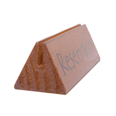 PLAQUES "RESERVADO/RESERVED"  15x4,4x4,4 CM BOIS (10 UNITÉ)