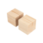 2 U. SUPPORTS CUBIQUES POUR ARDOISES  4,8 CM NATUREL BOIS (8 UNITÉ)