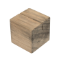 2 U. SUPPORTS CUBIQUES POUR ARDOISES  4,8 CM NATUREL BOIS (8 UNITÉ)