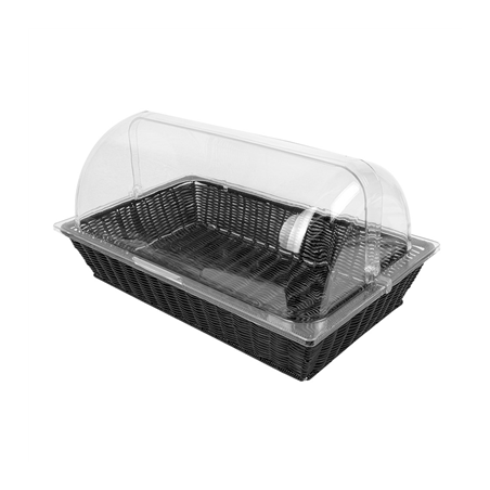 CORBEILLE SIMILAIRE OSIER AVEC COUPOLE GN 1/1