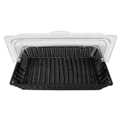 CORBEILLE SIMILAIRE OSIER AVEC COUPOLE GN 1/1