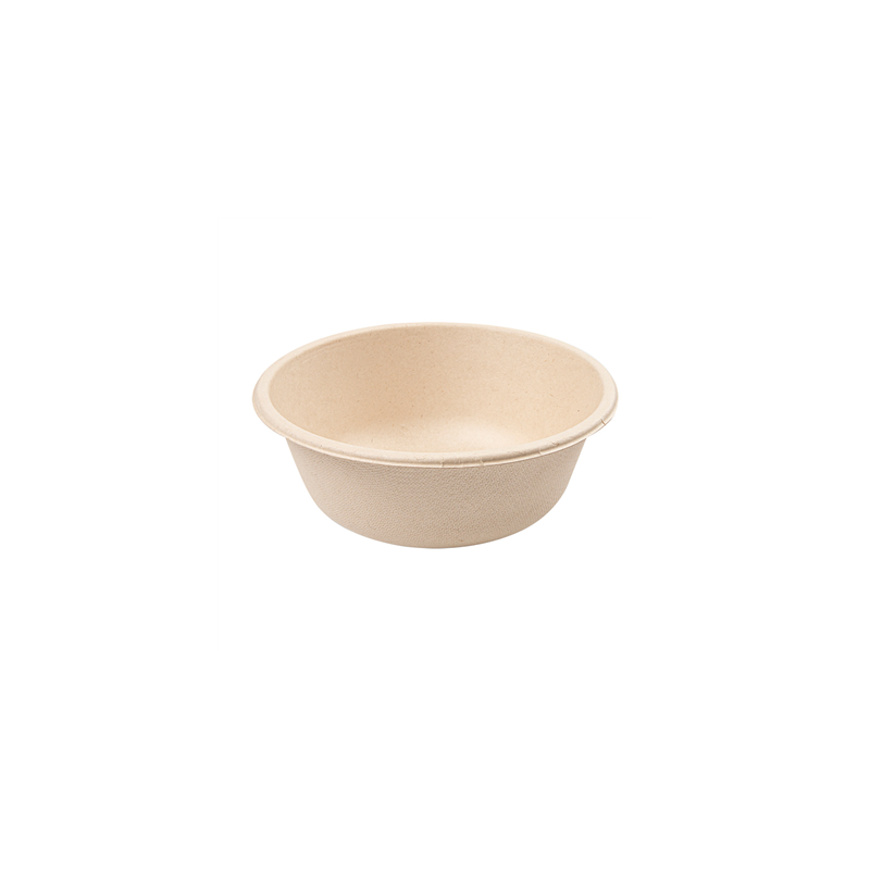 SALADIERS 'BIONIC' 500 ML Ø 15x6 CM NATUREL BAGASSE (500 UNITÉ)