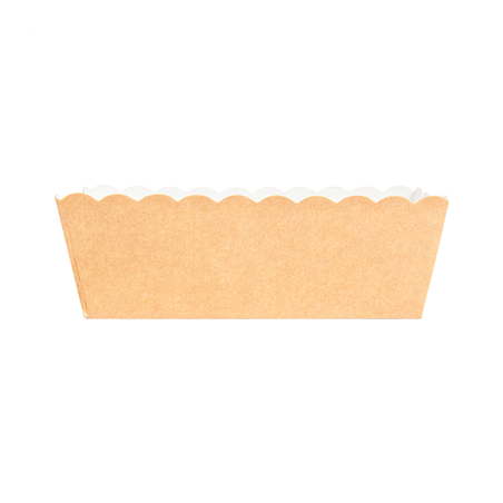 DELI-BARQUETTES  210 + 15 PE G/M2 11x4,7x4,15 CM MARRON CARTON (50 UNITÉ)