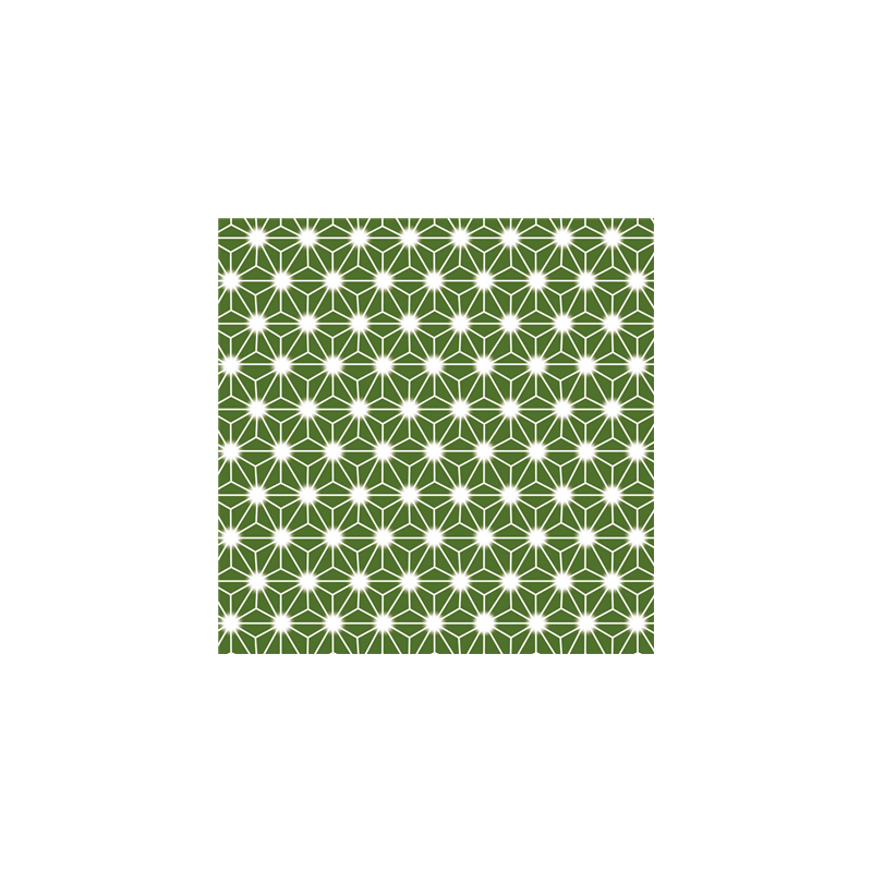 500 FEUILLES FILM OPP DÉCORATION DELICATESSEN  16x16 CM VERT PLASTIQUE (1 UNITÉ)