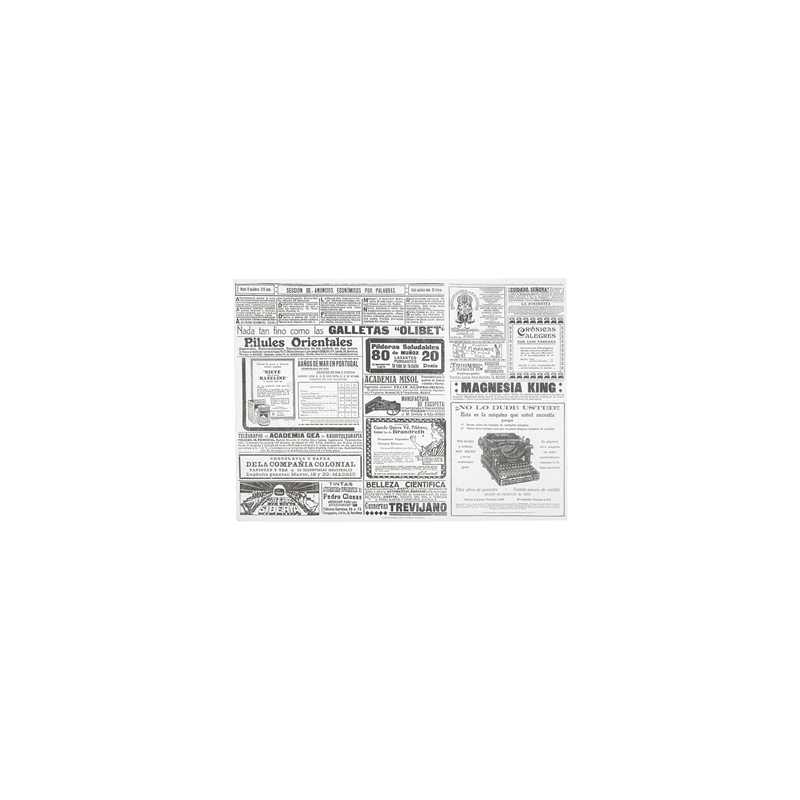 SETS DE TABLE 'GACETA' 48 G/M2 31x43 CM BLANC CELLULOSE (2000 UNITÉ)