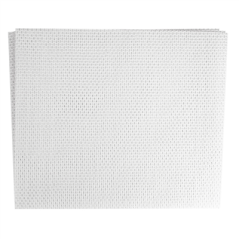 25 U. LAVETTES "SUPER PERFOKLEEN" 80 G/M2 36x42,5 CM BLANC VISCOSE (1 UNITÉ)