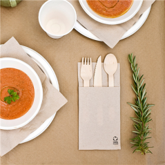 SERVIETTES KANGOUROU ECOLABEL 2 PLIS