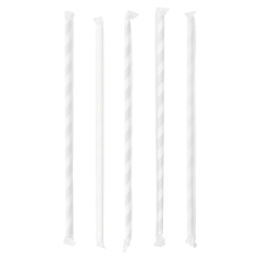 PAILLES FLEXIBLES À FRANGES SOUS SACHETS 'PAPER'  Ø0,60x23 CM ASSORTI PAPIER (3000 UNITÉ)